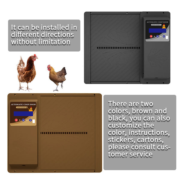 Automatic chicken skin opener with chicken skin - Luxury model - Metal with battery pack, solar cells and easy programming