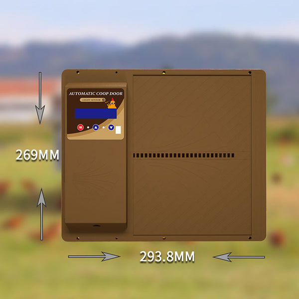 Automatic chicken skin opener with chicken skin - Luxury model - Metal with battery pack, solar cells and easy programming