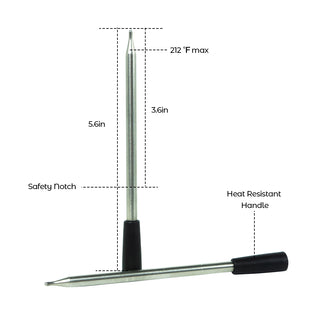 Koch- und Bratthermometer – WLAN mit Brat-App – Repeater sorgt für große Distanz zwischen Handy – Backofen, Grill oder Pfanne.