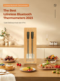 Koch- und Bratthermometer – WLAN mit Brat-App – Repeater sorgt für große Distanz zwischen Handy – Backofen, Grill oder Pfanne.