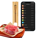 Koch- und Bratthermometer – WLAN mit Brat-App – Repeater sorgt für große Distanz zwischen Handy – Backofen, Grill oder Pfanne.