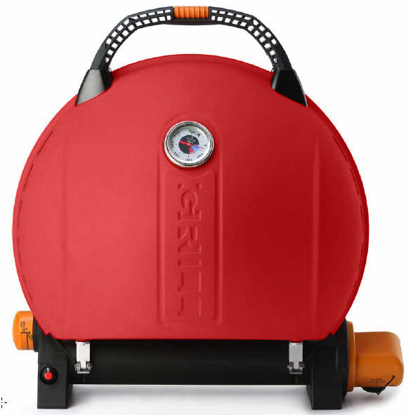 O-Grill 900T – Schwarz, Rot, Creme, Grün, Blau und Orange – Gasgrill