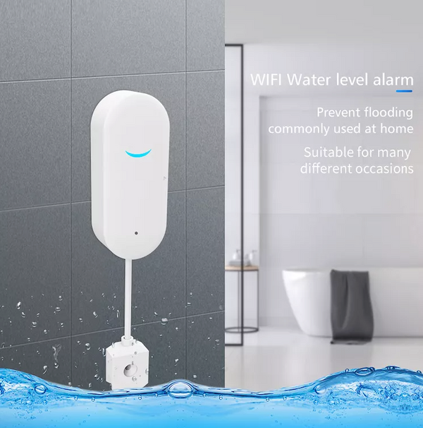 Wasserstandsalarm bei Wasserleckage – Mit WLAN