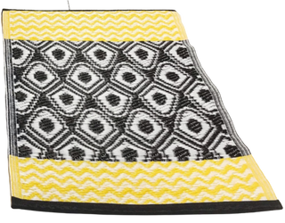 Kaufen gelb-schwarz-weiss Tischsets - 40 x 60 cm - Für drinnen, die Terrasse, Strand oder Camping