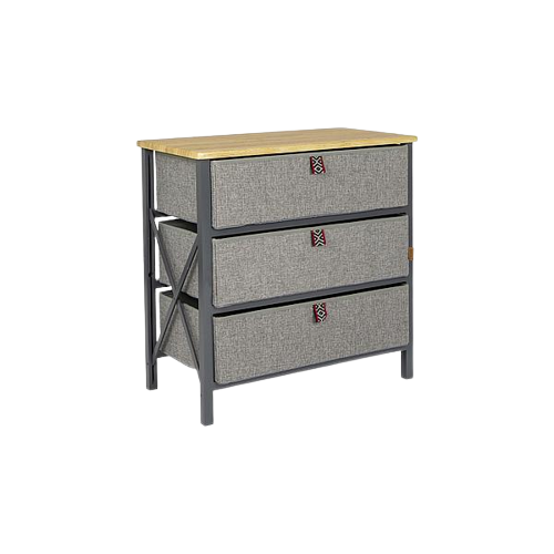Outdoor Cabinet/bookcase - 3 drawers/baskets - Model Northwood