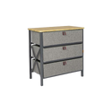 Outdoor Cabinet/bookcase - 3 drawers/baskets - Model Northwood